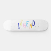 Skateboard légende art des mots (Horz)