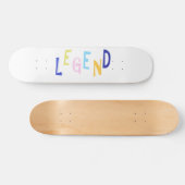 Skateboard légende art des mots (Horz)