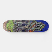 Skateboard L'église chez Auvers par Vincent van Gogh 1890 (Horz)