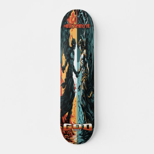 Skateboard L'Enfer A Essayé Dieu L'A Refusé La Foi Chrétienne (Devant)
