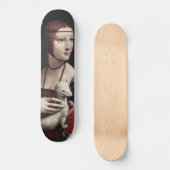 Skateboard Leonardo da Vinci - Madame avec une hermine (Recto)