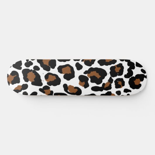 Skateboard Leopard Big Cat Fur Motif Imprimer (Horz)