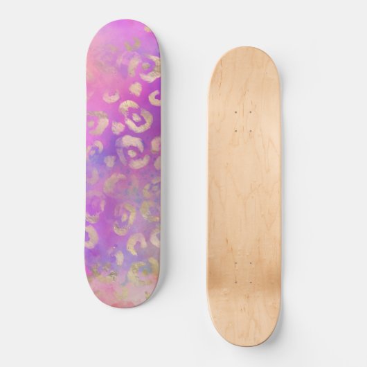 Skateboard Leopard Paint Series Design 11 (Recto)