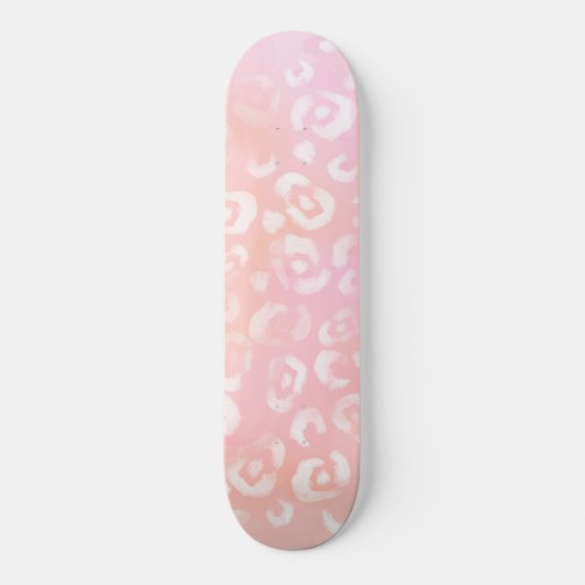 Skateboard Leopard Peinture série Design 1 (Recto)