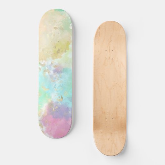 Skateboard Leopard Peinture série Design 2 (Recto)