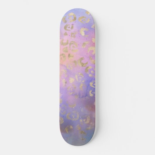 Skateboard Leopard Peinture Series Design 8 (Recto)