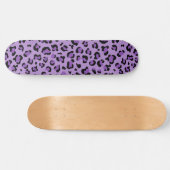 Skateboard Leopard Print, Léopard Spots, Purple Leopard (Horz)