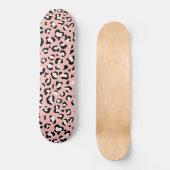 Skateboard Léopard Print, Léopard Spots, Rose Léopard (Recto)