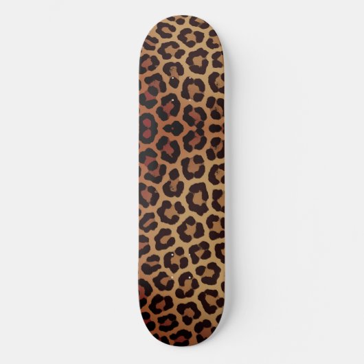 Skateboard Leopard Print Pattern (Recto)