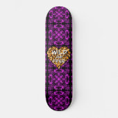 Skateboard Leopard print | wild and free heart | Love   (Recto)