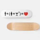 Skateboard L'équation d'amour pour les femmes (Horz)