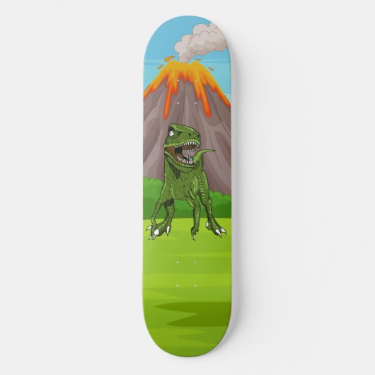 Skateboard L'ère préhistorique du volcan Dinosaur (Recto)