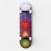 Skateboard Les 7 Chakras´3 (Recto)