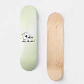 Skateboard Les accès au-dessus du reste vert (Recto)