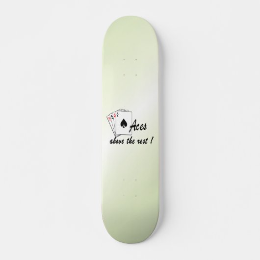 Skateboard Les accès au-dessus du reste vert (Devant)