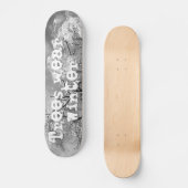 Skateboard les arbres l'hiver (Recto)