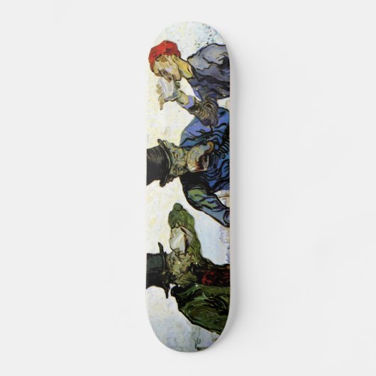 Skateboard Les buveurs par Vincent van Gogh 1890 (Recto)