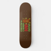 SKATEBOARD LES CALORIES DE NOËL NE COMPTENT PAS (Recto)
