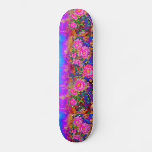 Skateboard Les champs de tournesol pour toujours (Recto)