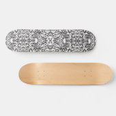 Skateboard Les créatures d'art Doodle dans un motif fou (Horz)