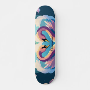 Skateboard Les cygnes amoureux
