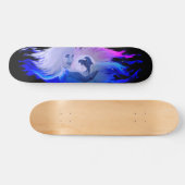 Skateboard Les dauphins au clair de lune (Horz)