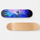 Skateboard Les dauphins au clair de lune (Horz)
