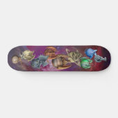 Skateboard Les dragons de planète (Horz)