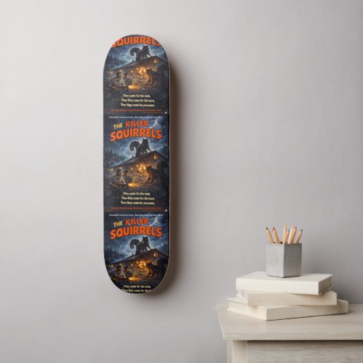 Skateboard Les Écureuils Tueurs Parodie (Art mural)