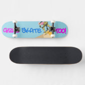 Skateboard Les Filles Patinent Aussi ! Patinage (Horz)