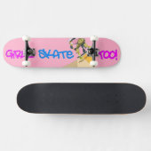 Skateboard Les Filles Patinent Aussi ! Patinage (Horz)