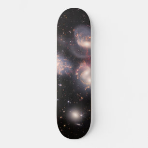 Skateboard Les galaxies quintette de Stephan JWST