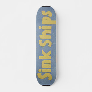 Skateboard Les lèvres Perdues Peuvent Éclater Les Navires Ska