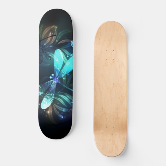 Skateboard Les libellules du lac (Recto)