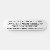 Skateboard Les Lois Les Plus Nombreuses Le Gouvernement Le Pl (Horz)