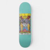 Skateboard Les Lovers Tarot Card Tarots Lecture (Recto)