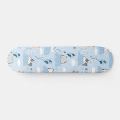 Skateboard Les Patters de Seamless Cute Kawaii (Horz)