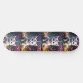 Skateboard "Les pattes étincelantes : Le chaton Unicorn Encha (Horz)