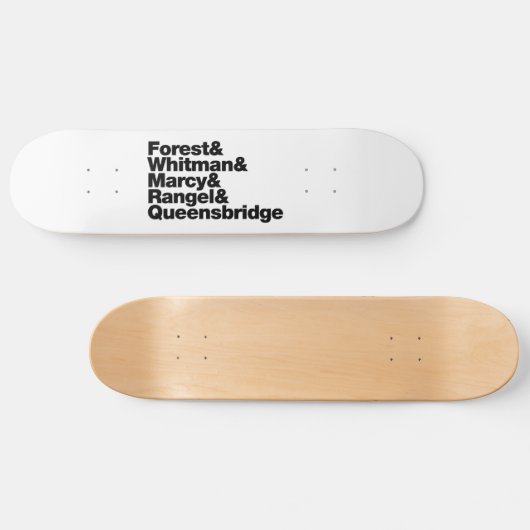 Skateboard Les projets (Horz)