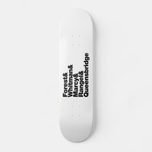 Skateboard Les projets (Recto)
