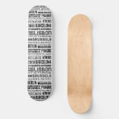 Skateboard Les villes du monde (Recto)