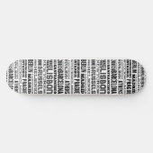 Skateboard Les villes du monde (Horz)