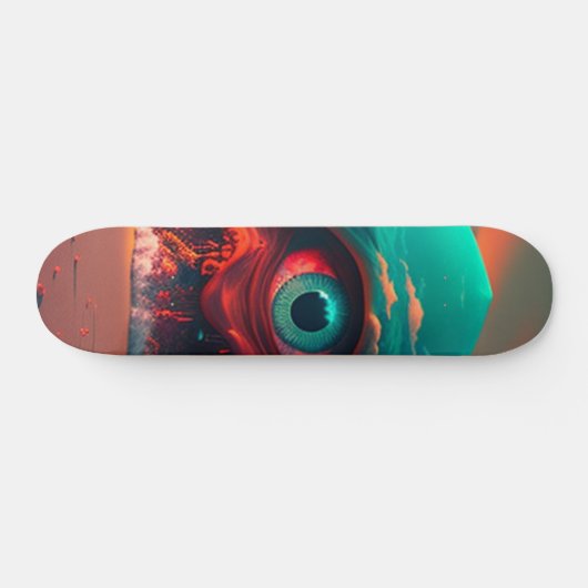 Skateboard Les yeux sanglants (Horz)
