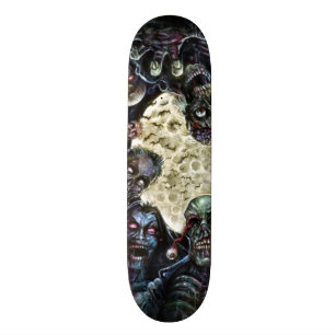Skateboard Les zombis attaquent (l'horde de zombi)
