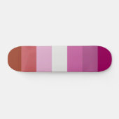 Skateboard Lesbian Pride Flag LGBTQ (Horz)