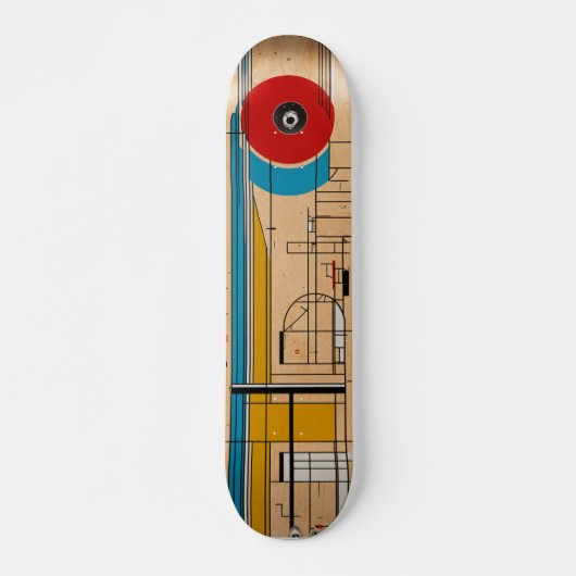 Skateboard l'esprit Bauhaus dans chaque flip et mouture (Devant)