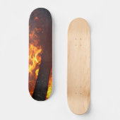 Skateboard Let the Flame Roll (Recto)