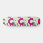 Skateboard Lettre Cat C Patinage (Horz)