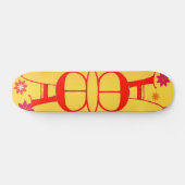 Skateboard Lettre E et tableau de bord A (Horz)