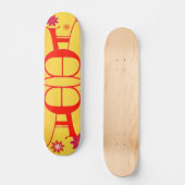 Skateboard Lettre E et tableau de bord A (Recto)